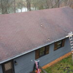 He Won a FREE Roof—You Can Too! 4 Drone view of asphalt shingle prior to Gator Metal Roofing installation on the 2025 sweepstakes winner's home.