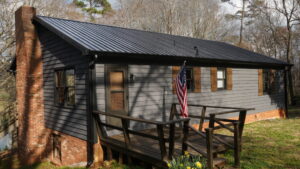 Completed metal roofing installation on the 2025 winner's home in Blacksburg, South Carolina.