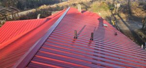 Dark Red Roof in Como, NC