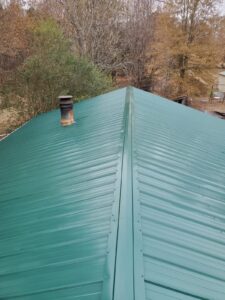 Forest Green Metal Roof in Climax, NC
