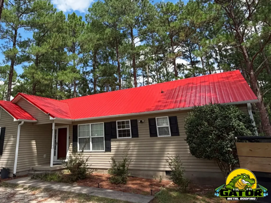 Gator Metal Roofing Recognized Among WCBRB's "Best Businesses in America 2026" 3 Completed installation of Gator's HeatShield Metal Roofing System.