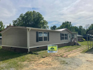 A Burlington NC home with new metal roof installation.