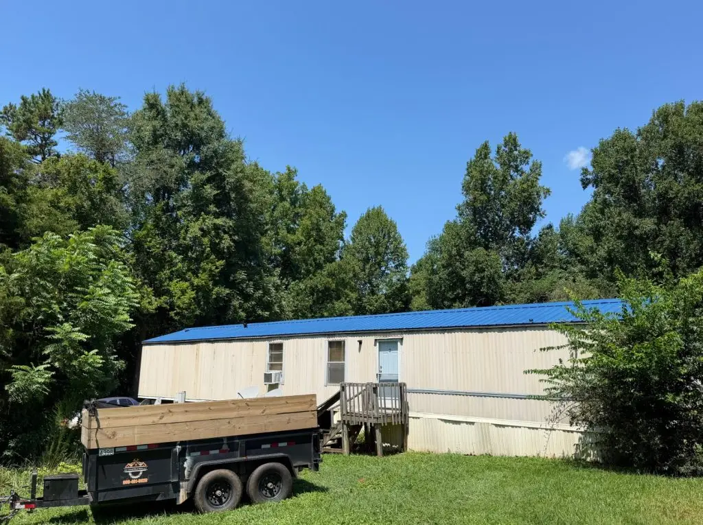 Curbside appeal for homeowners in North Carolina with metal roofing.