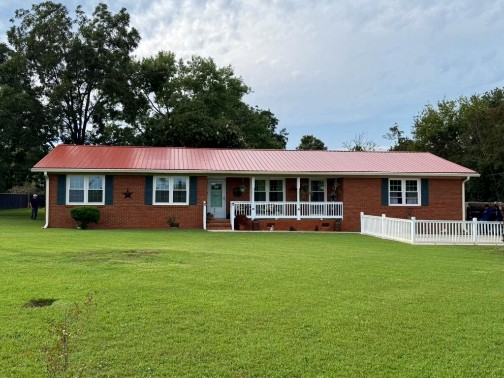 Winnsboro, South Carolina 1 This Winnsboro, SC home received a roof repair and upgrade with Gator Metal Roofing.