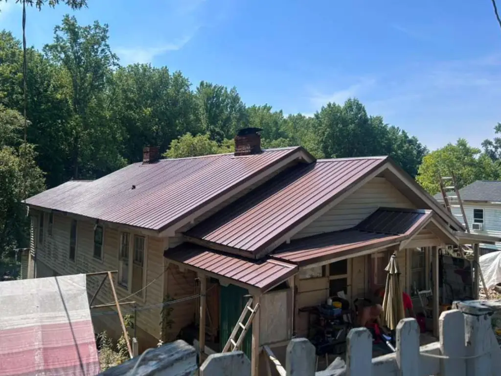 Dark brown Gator Metal Roofing 2026 installation in Greenville, SC.