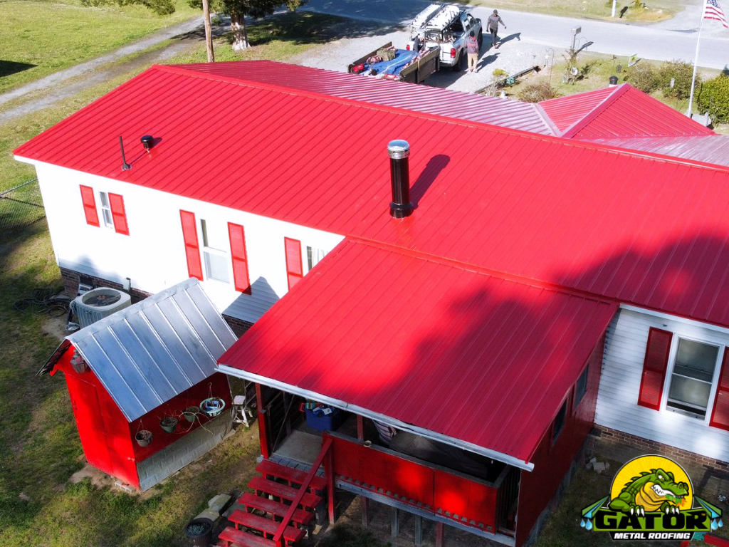 Gator Metal Roofing Ranked Among the Nation's Largest Home Remodeling Companies by Qualified Remodeler 2 A completed Gator Metal Roofing installation showcasing the craftsmanship that helped earn national recognition.