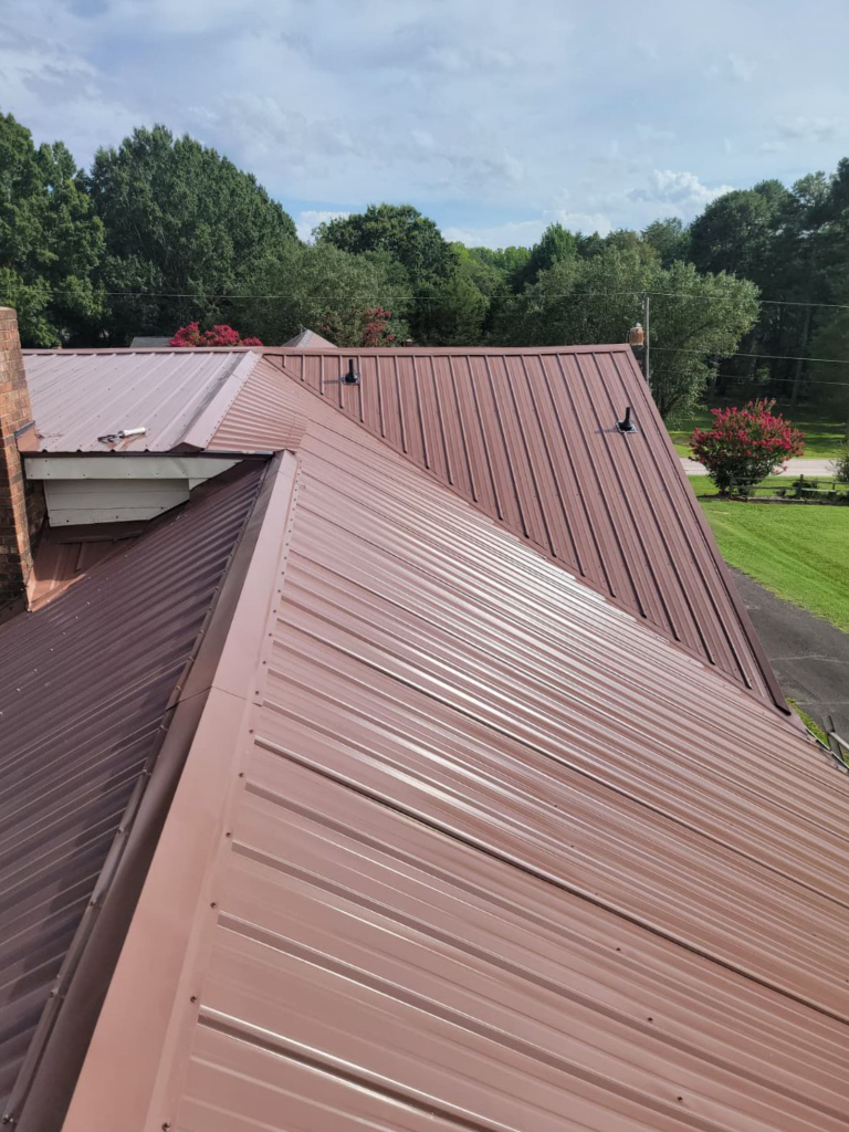 Dark brown metal roofing from Gator in Winston-Salem, NC.