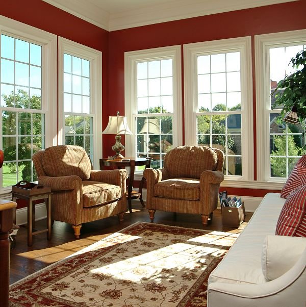 ENERGY STAR rated double hung windows available for installation by Gator Metal Roofing.