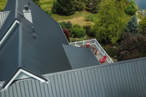 a beautiful grey metal roof by Gator Metal Roofing