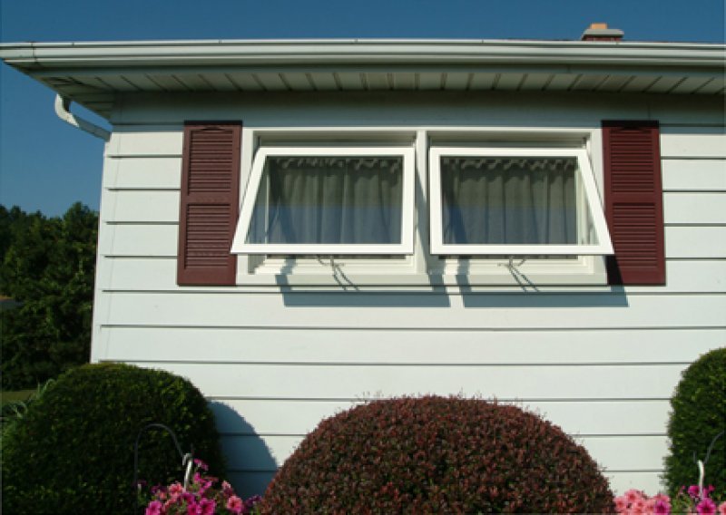 Awning windows for  Carolinas kitchens installed by Gator Metal Roofing.